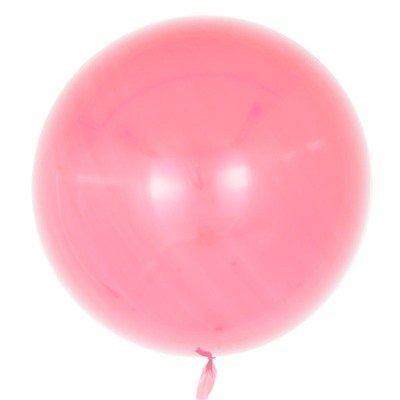 Шар (18''/46 см) Сфера 3D, Deco Bubble, Светло-розовый, Глянец, 1 шт