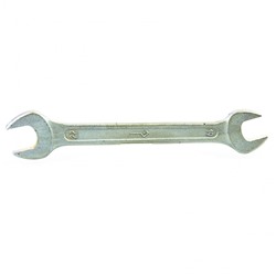 Ключ рожковый, 19 х 22 мм, оцинкованный (КЗСМИ) Россия