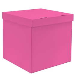 Коробка для воздушных шаров Розовый, 60*60*60 см, 1 шт.
