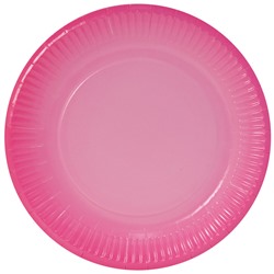 Тарелки (9''/23 см) Розовый, Градиент, 6 шт