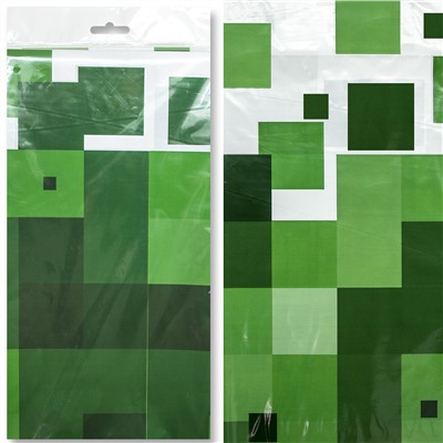 Скатерть одноразовая, Пиксели, 120*180 см, 1 шт