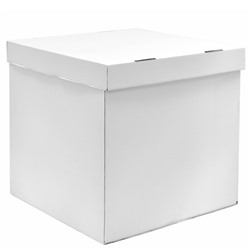 Коробка для воздушных шаров Белый, 60*60*60 см, 1 шт.