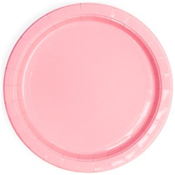 Тарелки (9''/23 см) Розовый, 6 шт